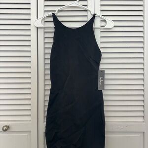 Lulu's Classic Black Mini Dress